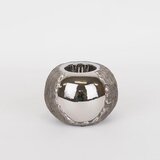 Svečnjak 7,5x10,5 cm srebran/smeđi | Eponuda.com
