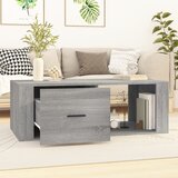  Stolić za kavu sivog hrasta 100x50,5x35 cm konstruirano drvo | Eponuda.ba