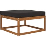  Jastuk za vanjsku sofU Crna 80 x 80 x 8 cm Poliester | shoptok.hr