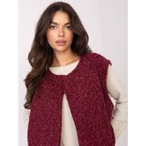 RUE PARIS Vest-IT-KZ-FL9622.29P-burgundy | Shoptok.si