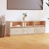 vidaXL TV ormarić 140 x 37 x 50 cm od masivne borovine Cijene