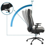MID.YOU Pisarniški Stol Vitoro Eco, Črna | Shoptok.si
