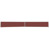 vidaXL Zložljiva stranska tenda za teraso 140x1200 cm rjava, (20729114) | Shoptok.si