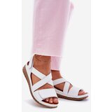 Maciejka Women's Leather Sandals With Velcro | shoptok.hr