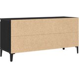 vidaXL TV omarica Črni hrast Inženirski les 102 x 35 x 50 cm TV omarica | Shoptok.si