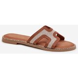 Boto Women's Flat Heeled Sandals Brown Vereya | Shoptok.si