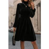 Fenzy Mini Haljina Od Umjetnog Baršuna, Crna | shoptok.hr