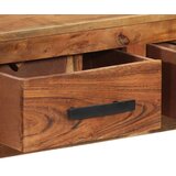  Komoda s 3 ladice 110 x 30 x 80 cm od masivnog bagremovog drva | Eponuda.com