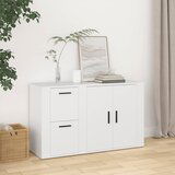 Maison Chic Komoda - Predalnik bela 100x33x59,5 cm inženirski les, (21716125) | Shoptok.si