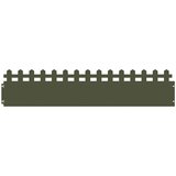 vidaXL Robniki za trato 30 pcs Oljčno zelena 103 x 0,05 x 22 cm Jeklo | Shoptok.si