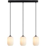 Markslöjd Crno-bijelo viseće svjetlo sa staklenim sjenilom 14x72 cm Cava - | shoptok.hr