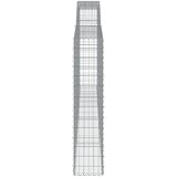  Lučne gabionske košare 2 kom 400x30x140/160cm pocinčano željezo | shoptok.hr