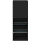 TV ormarići s LED svjetlima 2 kom crni 40,5x30x102 cm | shoptok.hr