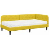  Kutni okvir kreveta Žuta 90 x 190 cm Baršun | Eponuda.com