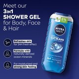 Nivea MEN Fresh Ocean poživitveni gel za prhanje za moške 250 ml | Shoptok.si