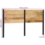 vidaXL Uzglavlje 180 cm Puno drvo Mango i željezo | shoptok.hr