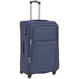 vidaXL 3-Dijelni Set Mekanih Kofera Tamno Plavi | shoptok.hr