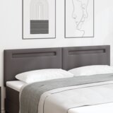  Naslon za glavo Preprost dizajn Siva 180 cm umetno usnje, (22048670) | Shoptok.si