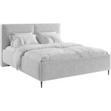 MID.YOU OBLAZINJENA POSTELJA 160 cm x 200 cm , les, tekstil, leseni material siva | Shoptok.si