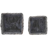  Košarica za saksije s pohranom 2 pcs Siva Lacak Ratan - Siva | shoptok.hr