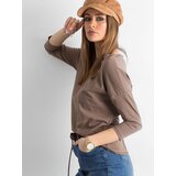 BASIC Feel Good Blouse-RV-BZ-4661.51P-brown | Shoptok.si