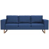 Maison Chic kavč - Sofa - Kanape trosed iz blaga moder, (21726522) | Shoptok.si