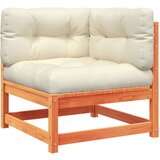  6-dijelni set vrtnih sofa s jastucima voštano smeđi od borovine | shoptok.hr