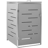  Enojna lopa za smetnjak 69x77,5x115 cm nerjaveče jeklo, (20753620) | Shoptok.si