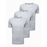 Ombre Clothing Men's plain t-shirt - grey 3 Cene