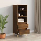  Visoka omara Rjav hrast 40x36x110 cm inženirski les, (20654670) | Shoptok.si