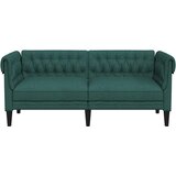  Dvosjed Chesterfield tamnozeleni od tkanine | shoptok.hr