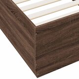  Okvir za krevet smeđi hrast 100 x 200 cm konstruirano drvo | Eponuda.com