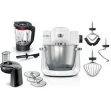 Bosch kuhinjski aparat MUM 6BIJELA-SREBRNA 1600W,5,5L, 7 Brzina, NOVI DIZAJN | Eponuda.ba