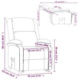  Naslonjač od tkanine žuti | shoptok.hr