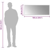  LED kupaonsko ogledalo s ogledalom *Transparent*an 100 x 40 cm | shoptok.hr