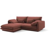 Micadoni Rožnata kotna sedežna garnitura iz tkanine bouclé (levi kot) Torino – Home | Shoptok.si