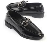 Capone Outfitters Women's Loafers with Metal Buckles Cene