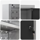 Set ormara za alate 3 kom. Crna Čelik s prahom premazan | shoptok.hr