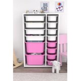 Hanah home višenamenske police rine 2D4K8U white pink | ePonuda.com