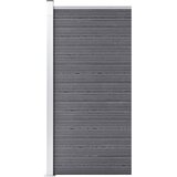 vidaXL Ograjni panel WPC 95x186 cm siv | Shoptok.si