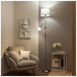  Brilagi - Stojeća lampa CERIA 1xE27/100W/230V + 1xE14/25W mat hrom/siva | Eponuda.com