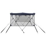 Tenda bimini s 3 luka i mrežastim zidovima 183x(137-152)x137 cm | shoptok.hr