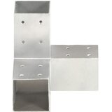  Spojnici za stupove u Y-obliku 4 kom pocinčani metal 81 x 81 mm | Eponuda.com
