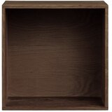 House Nordic Tamno smeđa polica s više razina od punog hrasta 30 cm Townsville – | shoptok.hr