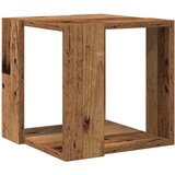 vidaXL Klubska miza Star les Solidni reciklirani les 32 x 32 x 30 cm | Shoptok.si
