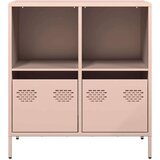 vidaXL Komoda ružičasta 68x39x73,5 cm hladno valjani čelik | shoptok.hr