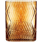 Hübsch Oranžna steklena vaza Deco, višina 18 cm Cene