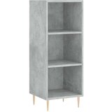 vidaXL Visoka omara betonsko siva 34,5x34x180 cm inženirski les | Shoptok.si