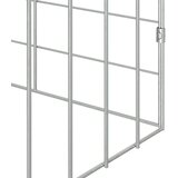  Kavez za zečeve Srebrno 600 x 78 x 78 cm Cinkani čelik | shoptok.hr