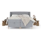 Maison de Rêve Sivi boxspring krevet s prostorom za odlaganje 200x200 cm Monpelli – | shoptok.hr